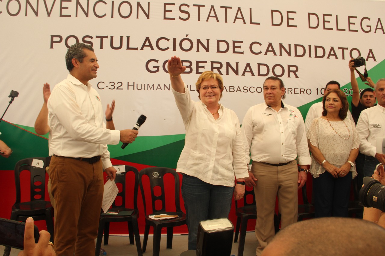 Rinde protesta Gina Trujillo como candidata del PRI a la gubernatura de Tabasco (1)